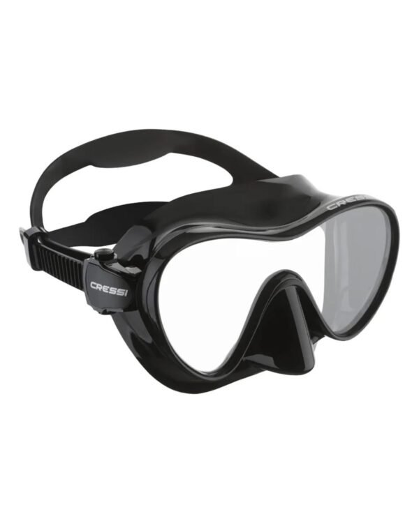 Visor Cressi F1 Frameless Buceo Snorkeling Apnea Sin-Marco Color Negro - Image 2